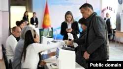 Жогорку Кеңешке депутаттарды шайлоо. 2025-жыл, 30-ноябрь. Бишкек. Elections to the Zhogorku Kenesh – Bishkek.