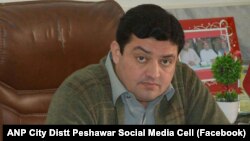 The secular Awami National Party (ANP) city district's president, Sartaj Khan, was shot dead in Peshawar on June 29.