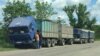 В Крыму заметили наполненные зерном грузовики с украинскими номерами (+фото)