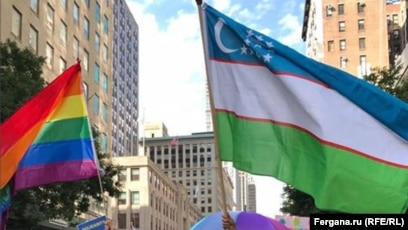 Украинская колонна впервые приняла участие в нью-йоркском гей-параде