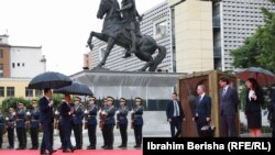 Nemački kancelar Olaf Scholz u Prištini 10. juna 2022.