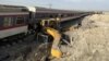 در تصادم یک قطار در ایران ۲۱ تن کشته شدند