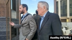 The All-Tatar Public Center's deputy chairman, Galishan Nuriakhmet (right) and lawyer Aleksei Zlatkin said that the ruling will be appealed.
