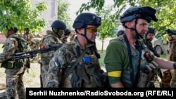 Украин легионундагы чет элдик аскерлер Северодонецк аймагында, 2-июнь 2022-жыл.