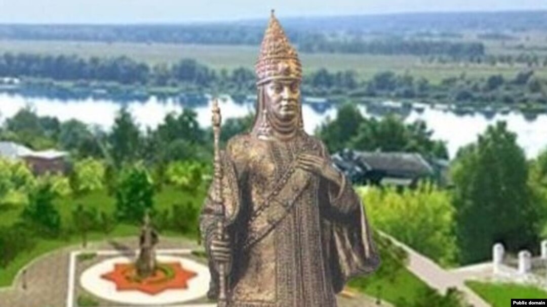 Памятник Сююмбике, который будет установлен в Касимове