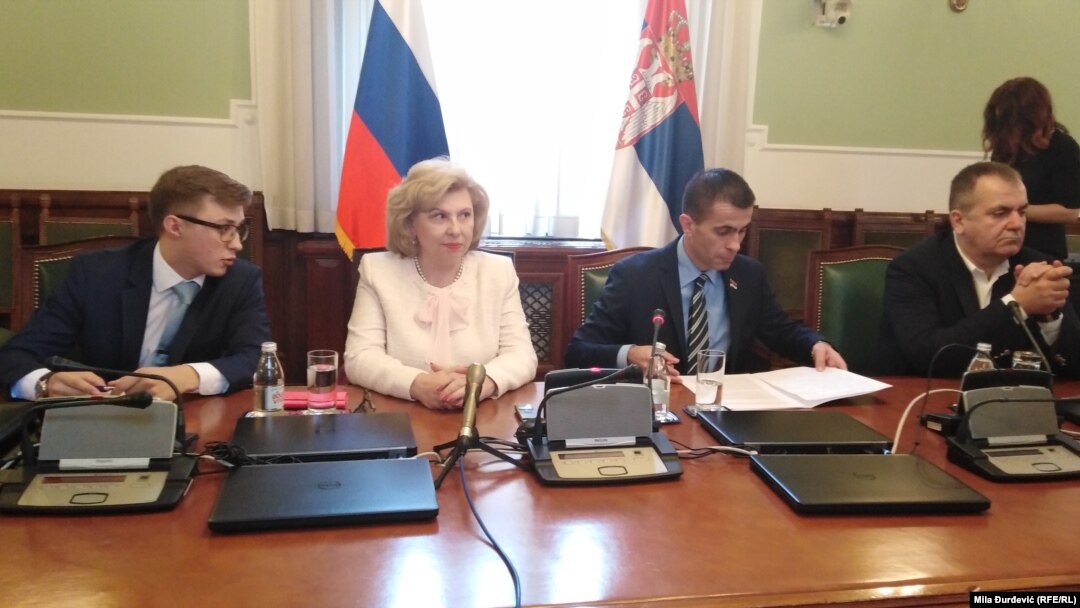 Visoka poverenica za ljudska prava Ruske Federacije Tatjana Moskaljkova tokom posete Beogradu