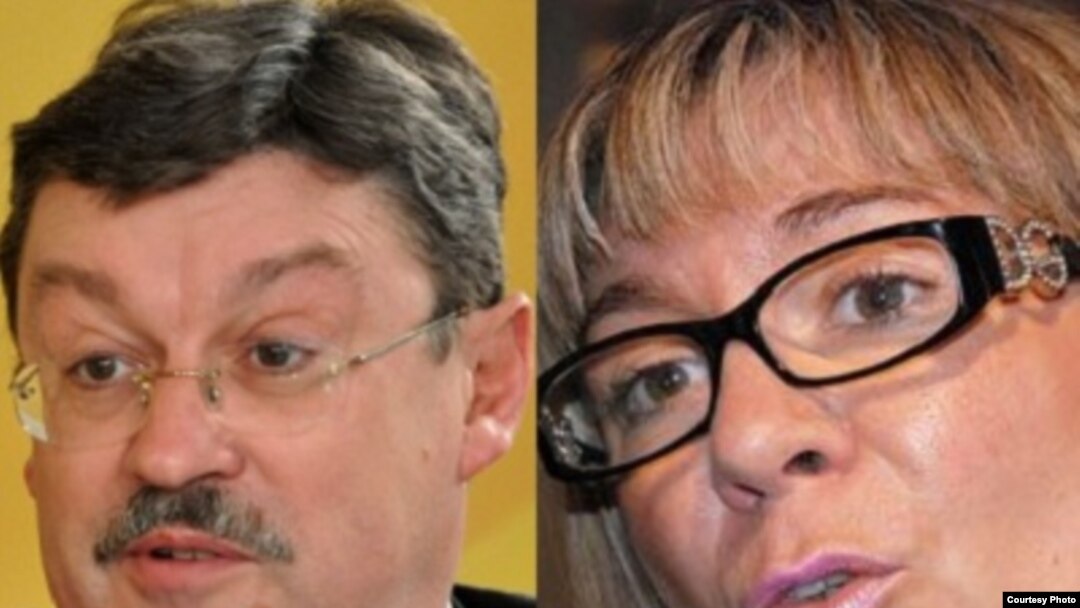 Predrag Simić (foto: Medija centar Beograd) i Aleksandra Joksimović (foto: Danas)