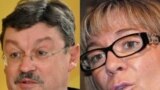 Predrag Simić (foto: Medija centar Beograd) i Aleksandra Joksimović (foto: Danas)