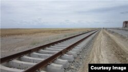 Railroad tracks in Iran - Undated