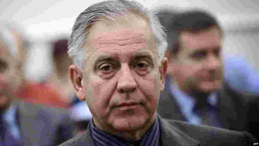 Hrvatska - Na zagrebačkome Županijskom sudu počinje još jedno suđenje bivšem premijeru Ivi Sanaderu, riječ je o slučaju Fimi media, 16.04.2012. Foto: AFP / Hrvoje Polan