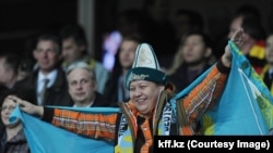 Казахстанские фанаты футбола