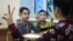 School classes for children of Central Asian migrants in Russia. 