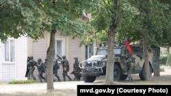 На вучэньнях падразьдзелаў МУС ў 2024 годзе. Ілюстрацыйнае фота