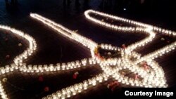 «Тризуб гідності» у Дніпропетровську, 22 лютого