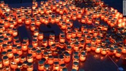 День памяти и скорби: 1418 свечей на Поклонной горе