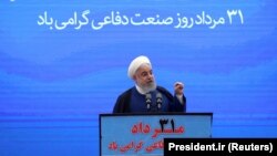 حسن روحانی، رئیس جمهوری ایران، در مراسم روز «صنعت دفاعی»