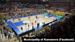 Anti-Albanian chants from the crowd marred a basketball match between North Macedonia and Romania on August 2.
