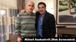 Ника Мелия и Михаил Саакашвили 