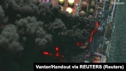 Наступствы ўкраінскага ўдару па порце Усьць-Луга 27 сакавіка 2026 году