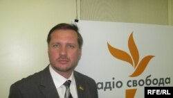 Тарас Чорновіл у студії Радіо Свобода