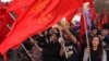 Armenia - Supporters of the Armenian Revolutionary Federation attend an election campaign rally in Yerevan, 30Mar2017.