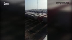 Türkmenistanyň ýüzlerçe ýük ulagy Bakuwyň portundan gaýdyp bilmeýär