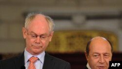 PreședinteleTraian Basescu și Președintele Consiliului European Herman van Rompuy 