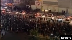 Ирандагы демонстрациялардын биринде. Январь, 2026-жыл.