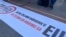 Belgrade, SERBIA -- Road transporters' protest in Belgrade.