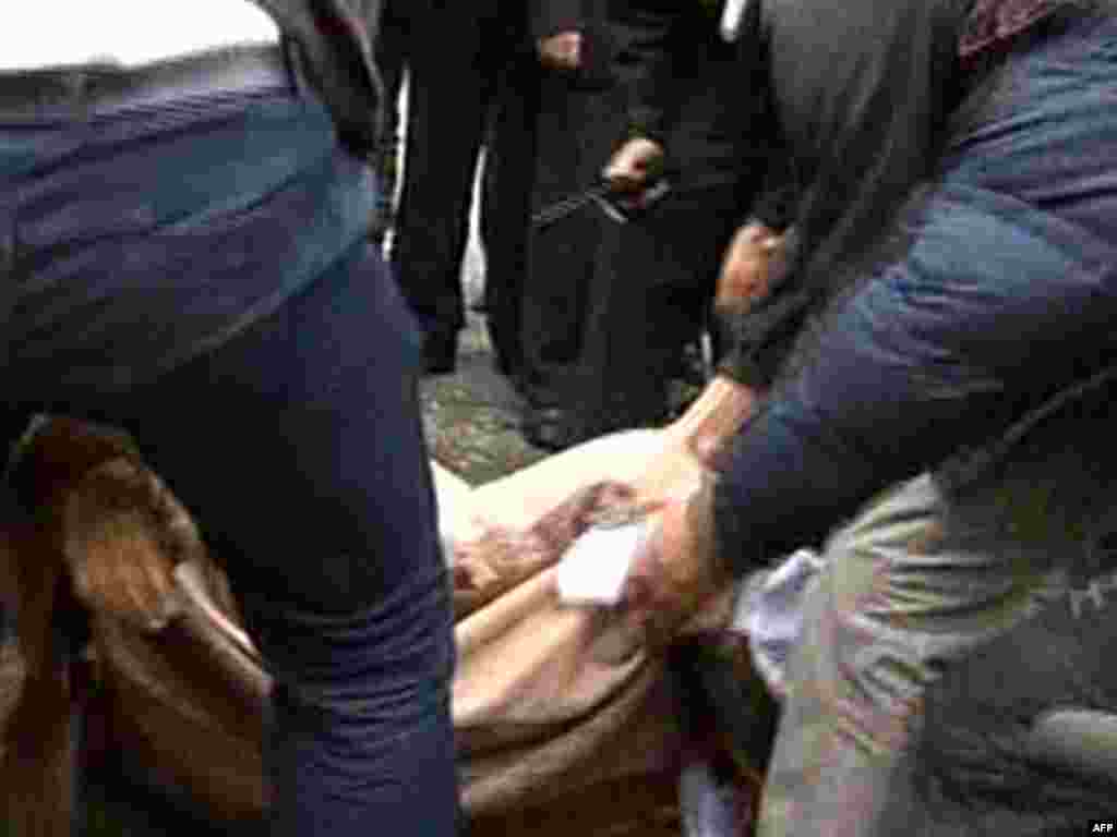 Цела забітага сёньня ў Тэгеране навукоўца-ядзершчыка Масуда Алі Мухамадзі.