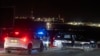 Israeli security forces secure the area at the site of a drone strike near the northern Israeli town of Binyamina on October 13.