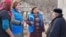 Moldova, Mariana Aga (right) is a specialist in child rights protection and now cares for children from six villages in Calarasi district