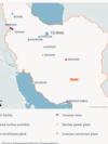 Map of Iran's Nuclear Facilities