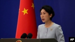 Mao Ning, purtătoare de cuvânt la „externele” de la Beijing. 