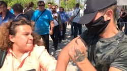 RFE/RL Journalists Assaulted At Ruling Party Rally In Bulgaria