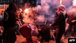 Эпизод студенческих протестов в Амстердаме, 6 мая 2024
