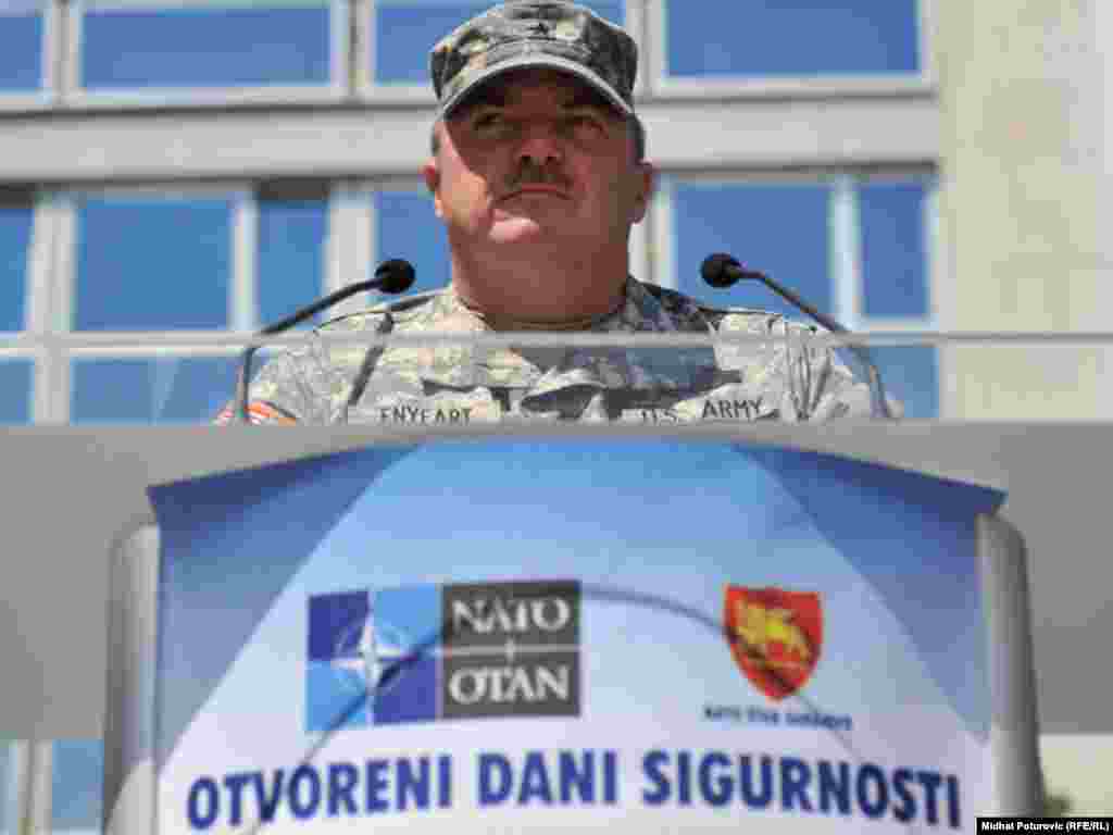 General David Enyeart, komandant NATO-štaba u Sarajevu, 31.05.2011. Foto: RSE / Midhat Poturović