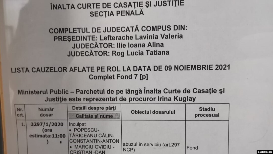 Procuroarea Irina Kuglay a intrat în ultima ședință de judecată și a cerut achitarea inculpaților din dosar