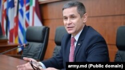 Moldova -- minister of defence Anatolie Nosatîi (Nosatii), Chisinau, 6 April 2022