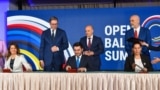 Signing of a memorandums of cooperation between the members of the Open Balkan, Ohrid 8 June 2022