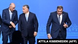S leva na desno - Janez Janša, Viktor Orban i Milorad Dodik