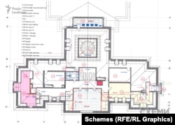 План третього поверху маєтку Медведчука