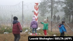 Белорусско-польская граница, архивное фото