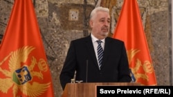 Premijer Crne Gore Zdravko Krivokapić (Podgorica, 11. november 2021.)