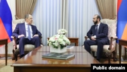 Министр иностранных дел РФ Сергей Лавров и министр иностранных дел Армении Арарат Мирзоян