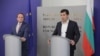 Kiril Petkov és Várhelyi Olivér sajtótájékoztatója Szófiában 2022. június 9-én