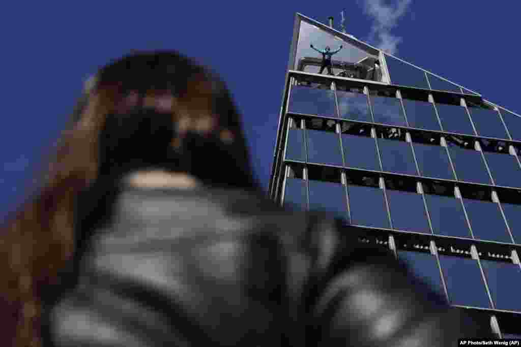 USA -- City Climb, a new attraction at 30 Hudson Yards in New York