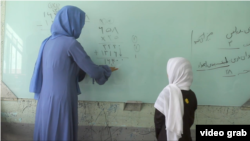 یک مکتب دخترانه در شمال افغانستان