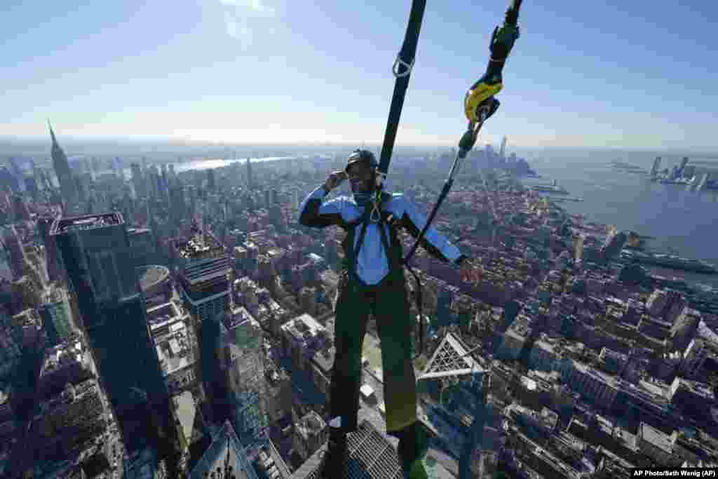USA -- City Climb, a new attraction at 30 Hudson Yards in New York