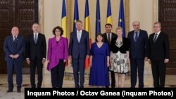 Marian Enache (al doilea din dreapta imaginii) va fi președintele Curții Constituționale a României pentru următorii trei ani. 